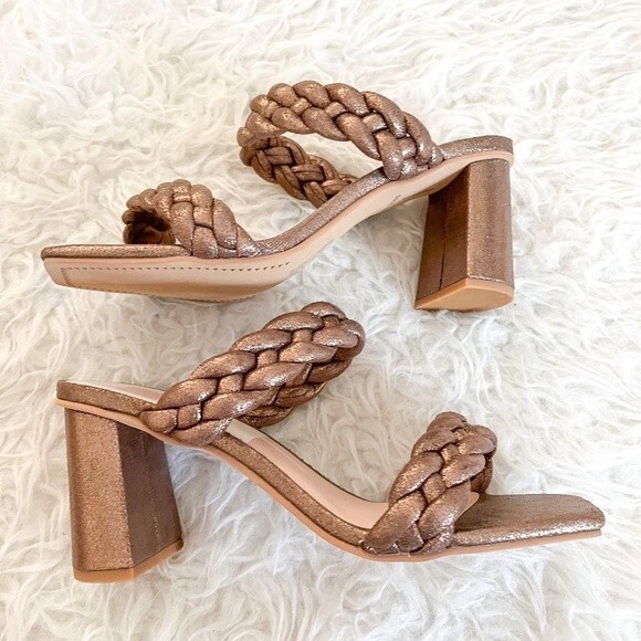 NWOT! Dolce Vita Daily Heels in Bronze Metallic Stella | Size 8.5 W - Picture 8 of 10